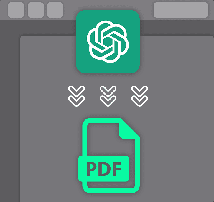 ChatGPT to PDF logo